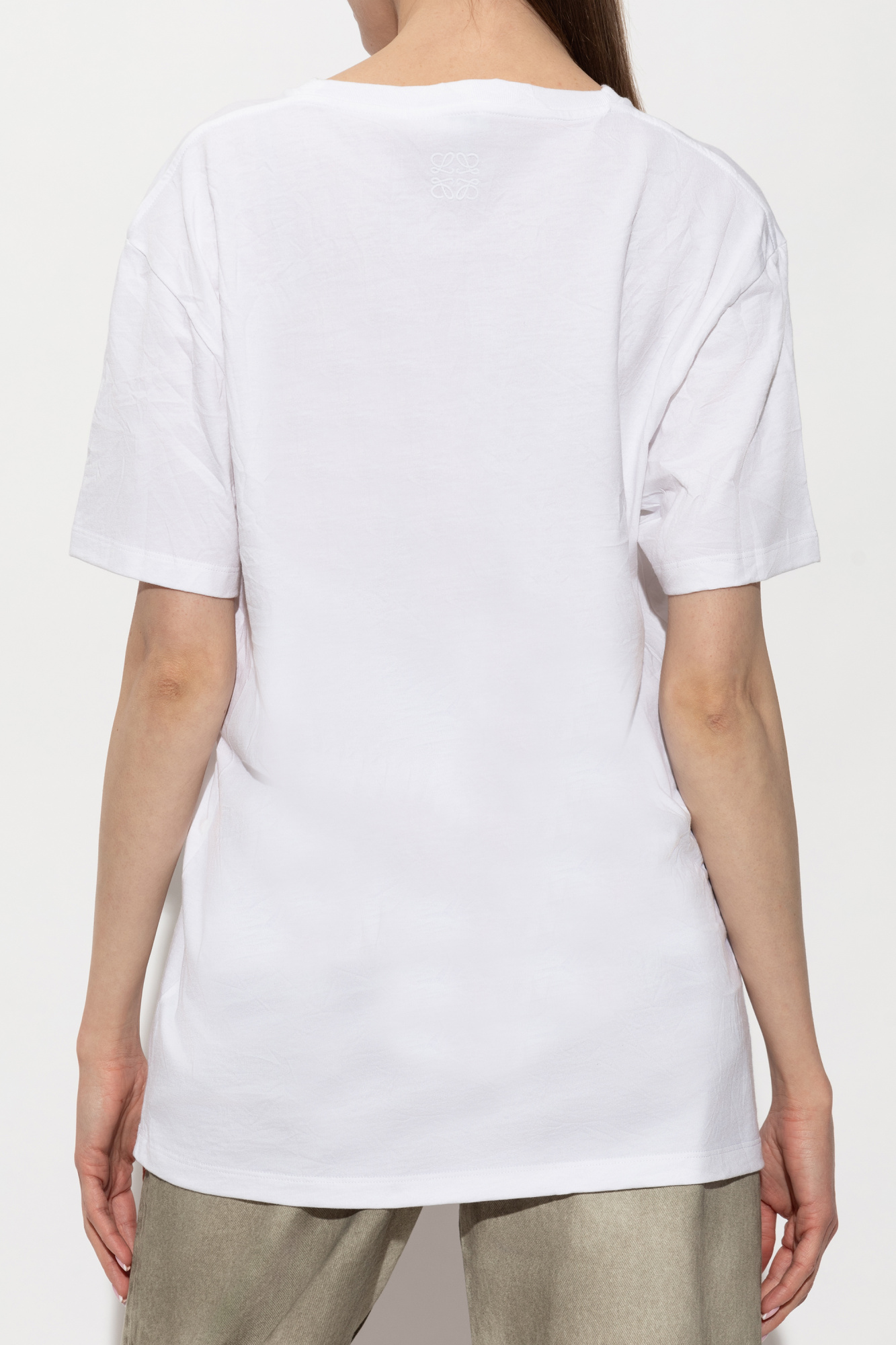 Loewe T-shirt with a crinkled effect | Women's | Vitkac